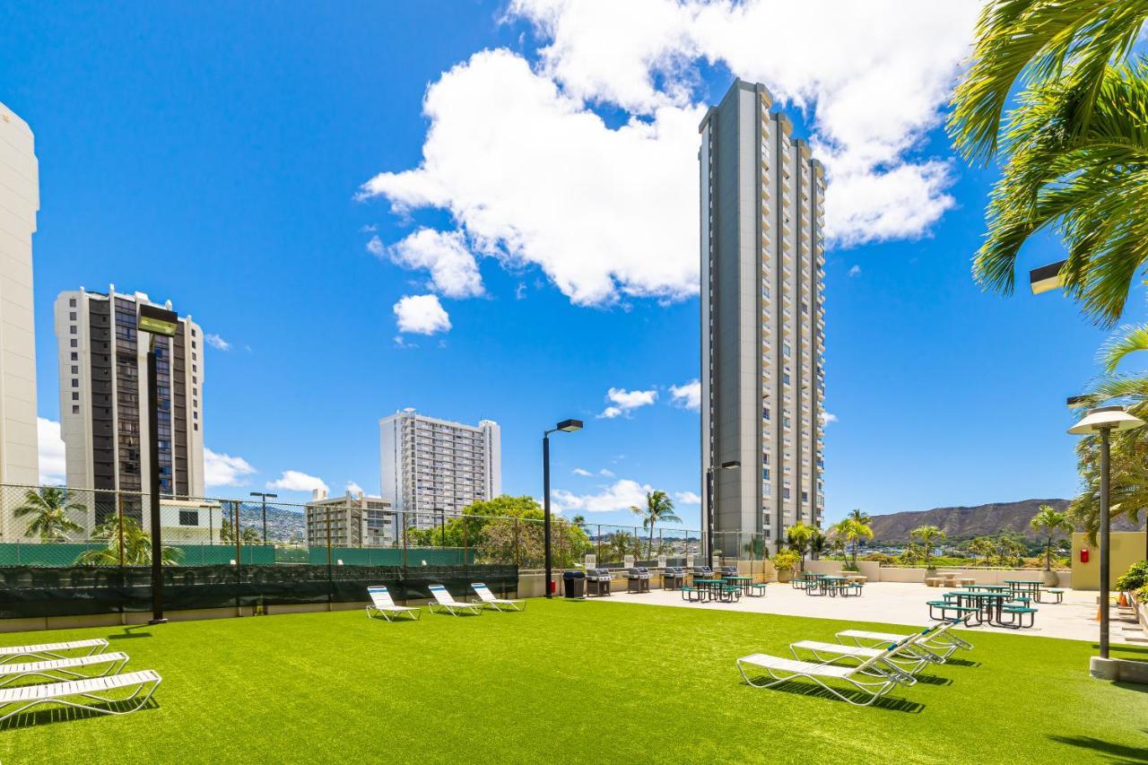 Beautiful Mountain View In Waikiki Sunset With Parking Apartment Хонолулу Екстериор снимка